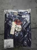 *8 Size: 22 Sarah Vintage Style Blouses (Navy)