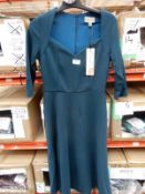 *5 Size: 10 Vicki Deep Teal Vintage Style Dresses