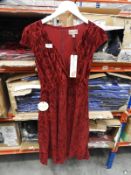 *10 Lindy Bop Dawn Vintage Style Dresses (Burgundy