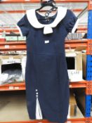 *3 Size: 10 Lindy Bop Blue & White Dresses