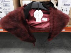 *14 Berry Faux Fur Stoles