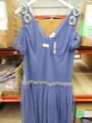 *5 Size: 18 Audrey Sky Blue Vintage Style Dresses