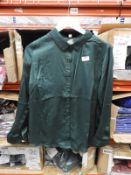 *17 Lindy Bop Sarah Vintage Blouse (Emerald) Size: