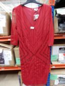 *16 Size: 14 Jacey Scarlett Sequin Dresses