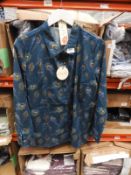 *8 Sarah Vintage Style Blouse (Peacock Feathers) S