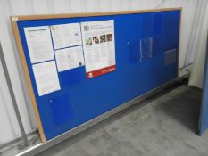 *Blue Felt Notice Board