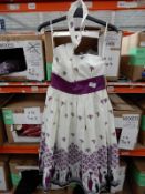 *10 Lindy Bop Claire Cream Vintage Cat Dresses