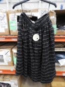 *14 Size: 12 Lindy Bop Adalene Emerald Check Skirt