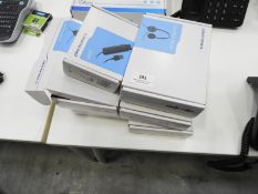 *Five Plantronic Headsets