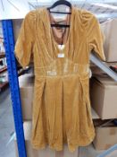 *2 Size: 14 Carole Mustard Velvet Dresses