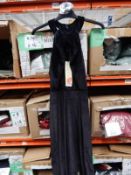 *3 Size: 10 Cheronda Black Velvet Dresses