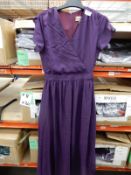 *14 Size: 10 Aisling Dark Purple Dresses