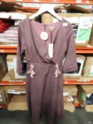 *16 Size: 12 Michelle Vintage Style Dresses (Mauve