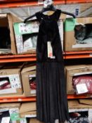 *5 Size: 14 Cheronda Black Velvet Dresses