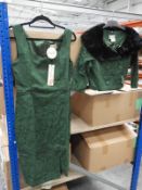 *1 Size: 14 Beverley Emerald Two Piece Suits