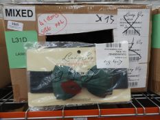 *4 XXL Emerald Green Belt Bows