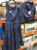 *15 Size: 14 Lindy Bop Marianne Navy Dresses