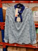 *3 Size: 14 Mina Snowy Bird Blouses