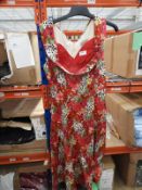 *7 Size: 8 Ophelia Leopard Spot Floral Dresses