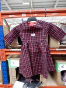 2 Size: 5-6 Years Mini Holli Red & Check Dresses