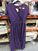 *13 Aisling Vintage Style Dress (Dark Purple) Size