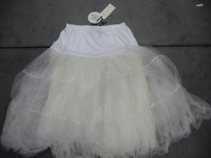 *30 Lindy Bop Cream Petticoats Sizes: 16-22