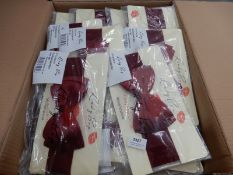 *49 Burgundy Bow Belts