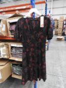 *16 Lindy Bop Amelia May Vintage Style Dress (Rust