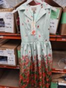 *6 Size: 8 Matilda Poppy Field Vintage Style Dress