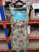 *28 Ophelia Vintage Style Dresses (Turquoise Flora