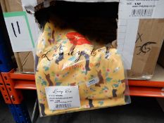 *11 Size: 1M Scuba Mustard Dachshunds Fabric Squar