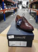 *Caprice Ladies Shoes (Bordeaux) Size: 3.5
