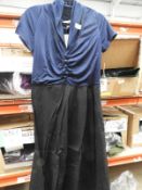 *5 Size: 18 Elsa Black & Blue Vintage Style Dresse