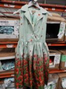 *13 Size: 10 Matilda Poppy Field Vintage Style Dre