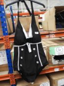 *13 Size: 16 Lindy Bop Black & White Swimsuits