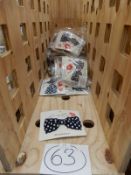 *63 Black & Polka Dot Hair Bows