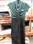 *5 Size: 8 Elsa Green & Black Vintage Style Dresse