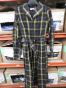 *9 Size: 8 Lindy Bop Shannon Navy & Green Check Dr