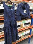 *7 Size: 20 Lindy Bop Marianne Navy Dresses