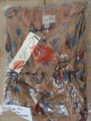 *27 Size: 8 Marianne Mustard Squirrel Design Dress