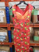 *16 Size: 16 Valory Miami Print Fruit Cocktail Dre