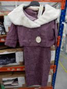 *10 Size: 16 Beverley Amethyst Two Piece Suits