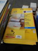 *9 Boxes of Avery A4 (65 per Sheet) Self Adhesive