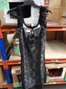 *7 Size: 14 Rosa Black & White Lace Dresses