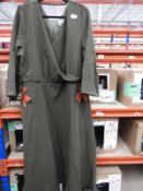 *2 Size: 26 Michelle Dark Green Vintage Style Dres