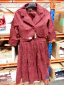 *14 Size: 12 Autumn Burgundy Dresses
