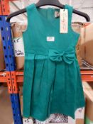 Size: 3-4 Years Lindy Bop Mini Grace Emerald Dress