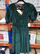 *5 Size: 8 Lindy Bop Christie Red Velvet Dresses