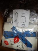 *76 Lindy Bop Hair Bows (Teal Cat Face)