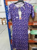 *6 Size: 8 Alexandria Purple Poppies Dresses